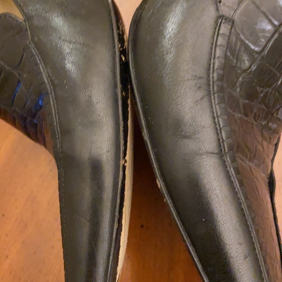 Bruno Magli black leather Authentic vintage heels 39M - Picture 7 of 14